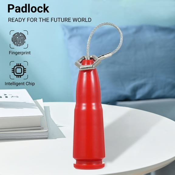 Mini Fingerprint Padlock Door Lock Smart Padlock Cabinet Lock Anti-theft Lock Gym Luggage Padlock Waterproof Finger Print Locks