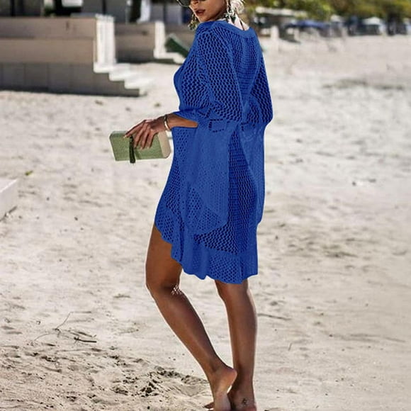 Vestido de playa Hugo con manga larga Para mujer Chica M