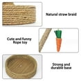thumbnail image 3 of WQIANG Pet Rabbit Toy Tree Bunny Fun Chew Toy Rattan Grass Scratcher Play Carrot Toy for Small Animal, 3 of 6