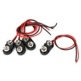 thumbnail image 1 of Unique Bargains 9V Battery Buckle Clip Holder I Type Connector with Lead Wire, 4 Count, 1 of 3