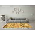 thumbnail image 3 of Ahgly Company Indoor Square Abstract Brown Modern Area Rugs, 4' Square, 3 of 4