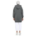 thumbnail image 3 of Zipper Sports Cape Anthracite Coat, 3 of 3