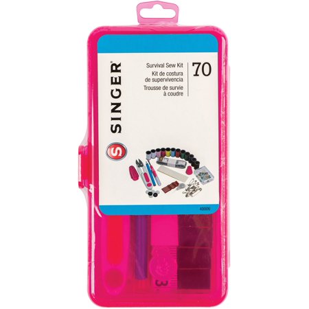 UPC: 0075691400064 | SINGER Exclusive Survival Sew Kit 70/Pkg-Pink