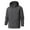 Grey, variant on BADHUB Big & Tall Coat Men's Waterproof Windbreaker with Detachable Hood Lightweight Mesh Lined Rain Jacket Zip Up Adjustable Cuffs Rain Coat Outdoor Hiking Softshell Clearance Sales
