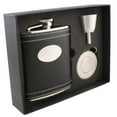 thumbnail image 4 of Visol Products Leather Stainless Steel Stellar Flask Gift Set, 4 of 4