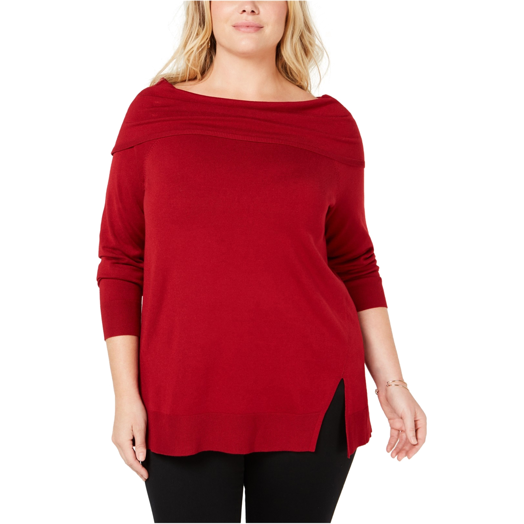 wide collar sweater