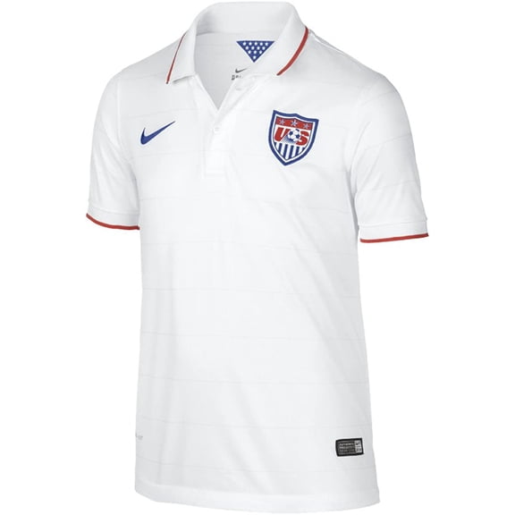 Nike Boys USA 2014 World Cup Stadium Home Soccer Jersey, White, Size L