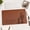 BLUE, variant on Personalized Father Photo Desk Pad, Custom Leather Workspace Mouse Mat