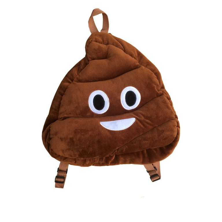 Poop emoji backpack deals
