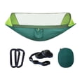thumbnail image 1 of Hamaca de camping con red Zulema para dormir colgante individual verde, 1 of 8