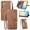 Brown, variant on Wallet Multi Card Slot Flip Zipper Leather Case For Samsung Galaxy A55 A35 A25 A15 A05 A05S A14 A24 A34 A54 Phone case
