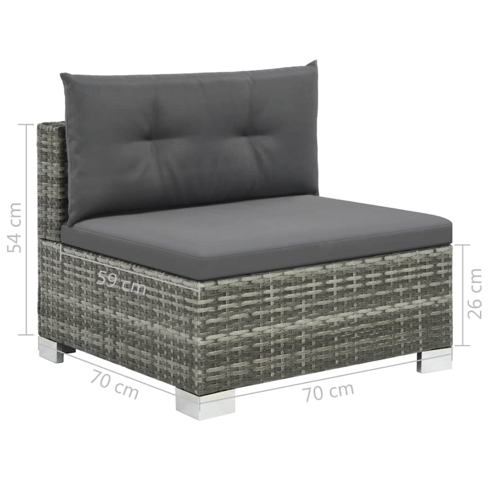 Kepooman Outdoor Furniture Set, All Weather Dining Sectional Sofa for Patio Garden, Set of 8 Kepooman Outdoor Furniture Set, All Weather Dining Sectional Sofa for Patio Garden, Set of 8