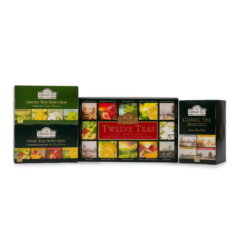 Ahmad Tea Twilight Tea Selection with 4 Black Teas - 32 Teabags x mas  collection