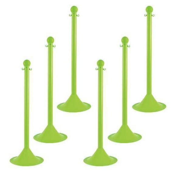 Manufacturer Varies Light Duty Stanchion,41 In. H,PK6 91514-6