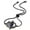 Black, variant on Stainless Steel Multi-Color CZ Evil Eye Hamsa Adjustable Chain Bracelet - Black