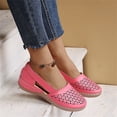 thumbnail image 4 of Norvail Closed Toe Sandals for Women Hollow Casual Flats Orthotic Wedge Dressy Comfortable Shoes Beach Outdoor Walking Slippers Orthopedic Out Summer Carved Vintage Slip on Round Hollowed, 4 of 8