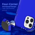 thumbnail image 5 of Compatible with iPhone 13 Pro Case, [Drop Protection] [Anti-Fingerprint] Shockproof Liquid Silicone Cover with Microfiber Lining Phone Case for iPhone 13 Pro 6.1" (2021), Klein Blue, 5 of 13