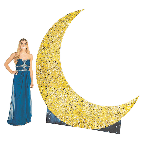 Large Moon Standup - Party Decor - 1 Piece