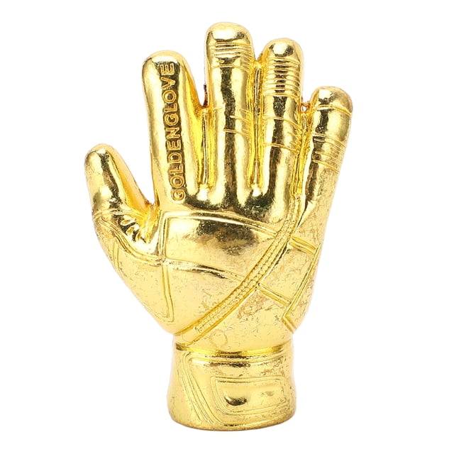 Premio de guante de fútbol dorado, adorno de premio de guante de fútbol chapado en oro, trofeo de guantes de portero de fútbol dorado YUNYI BRAND Deportes