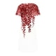 thumbnail image 5 of Vestido Corto de Verano Moda Gradiente Corto de Manga en V Cuello Vestido Casual, Poliéster Ligero de Verano, Lavado de Manos, 5 of 7
