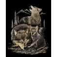 thumbnail image 2 of Royal & Langnickel GOLF18 Engraving Art Set Gold Foil Wolves, 2 of 4