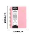 thumbnail image 4 of WNFJR 2025 Work Planner Daily Planner Monthly Calendar Planner Spiral Daily Planner Notebook Task Organizer for Daily Tasks and Goal Setting, 4 of 4