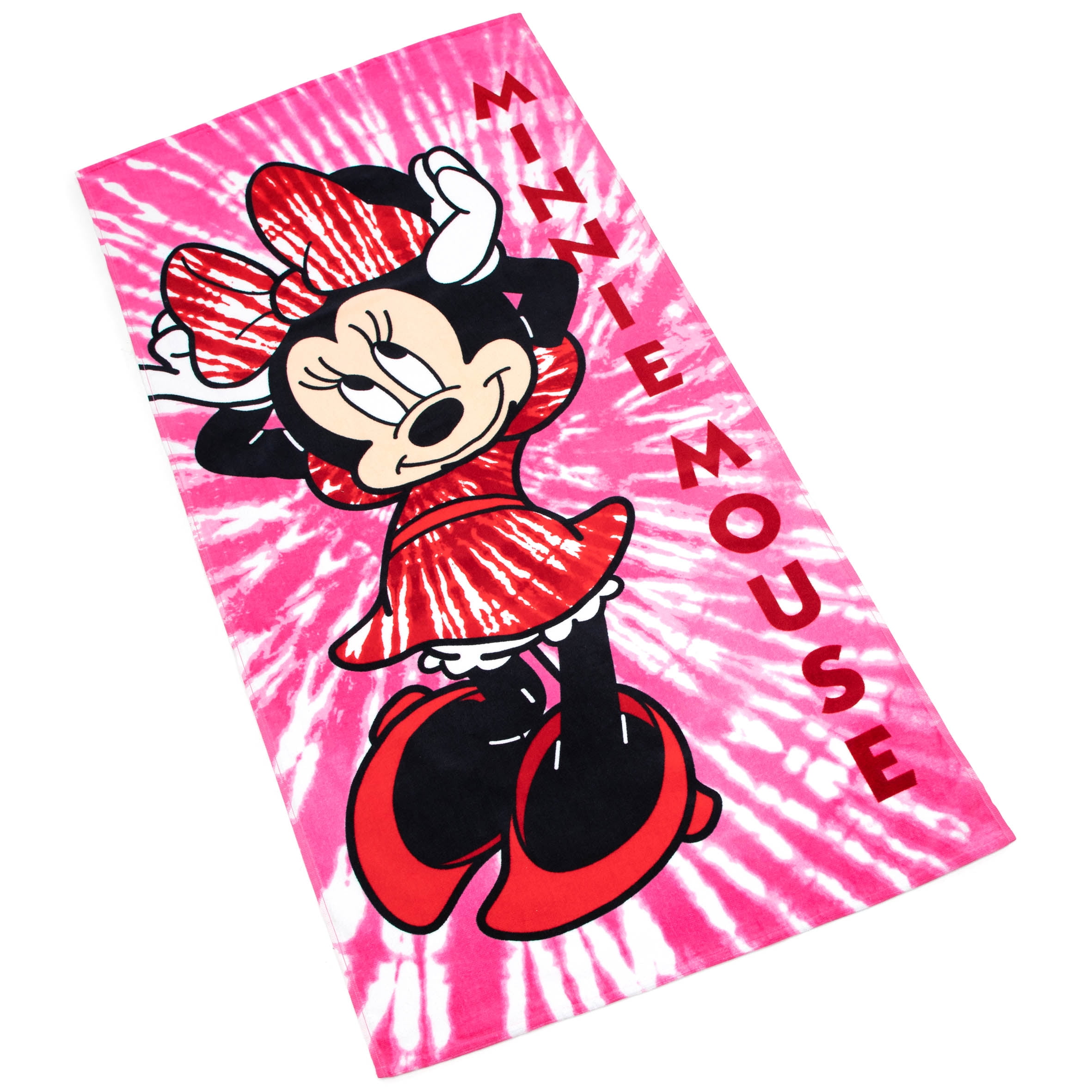 2023 New Mickey Mouse Square Beach Towel Cartoon Cute Mickey Minnie Stitch  75*150cm Bath