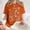 Orange, variant on Women Short Sleeve Shirts Casual T Shirts for Women Trendy V Neck T Shirts for Women Graphic Tees Funny Oversized Tshirts My Items Ordered