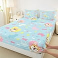 thumbnail image 3 of Manfei Kawaii Corgi Dog 4-Piece Full Size Sheets for Kids Girls Boys,Love Heart Print Bed Sheets,Cartoon Animal Lightweight Sheet Sets,Ultra Soft Home Decor, 3 of 7