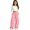 Q109 Pink, variant on Angala Little Girls Athletic Pants Curved Leg Sweatpants With Pockets And Drawstring Fall Casual Girls Baggy Trousers