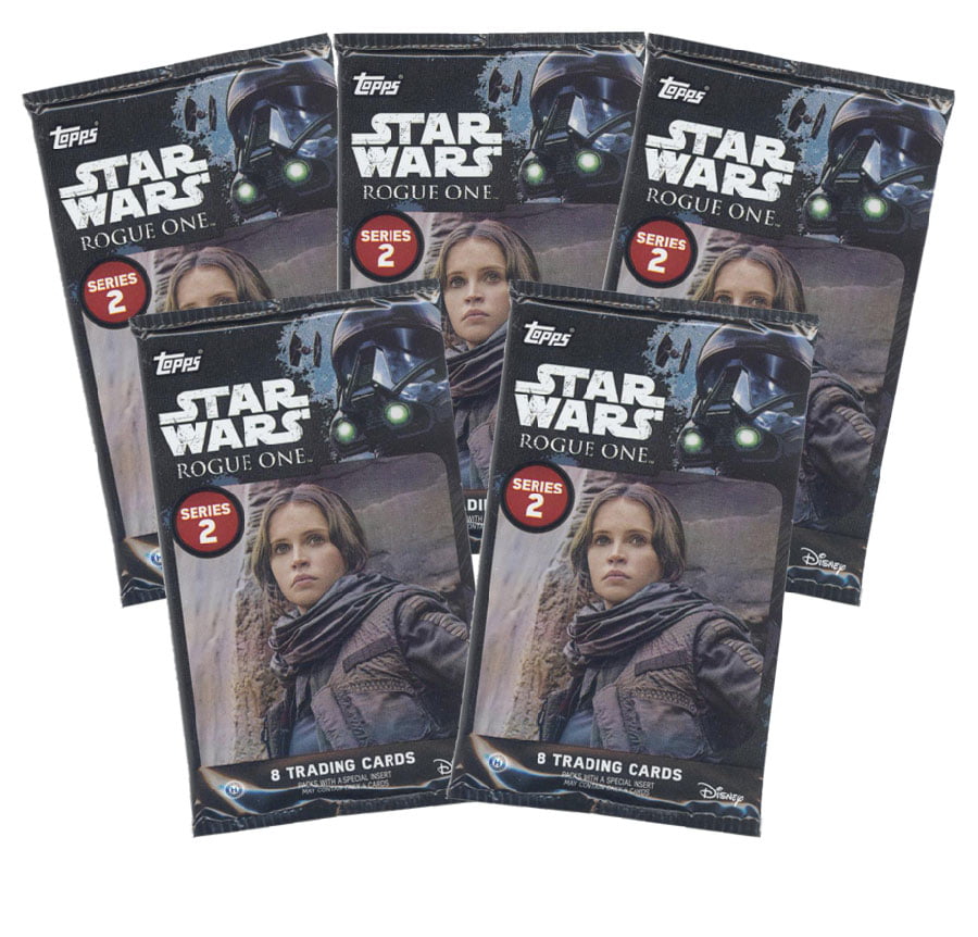 Rogue One Series 2-5 HOBBY PACKS LOT Star Wars Topps Trading Cards 