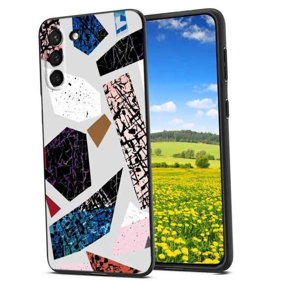 Abstraction-7 Phone Case, Degined for Samsung Galaxy S21 Case Men Women, Flexible Silicone Shockproof Case for Samsung Galaxy S21