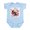 Sky Blue, variant on CafePress - Bulldog Love Infant Bodysuit - Baby Light Bodysuit, Size Newborn - 24 Months