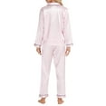 thumbnail image 4 of eileial Womens Cotton Pajamas Set Womens PJs Sleepwear for Women(Light Pink,L), 4 of 4