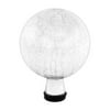Achla Designs 6 Inch Gazing Glass Globe Sphere Garden Ornament, Silver