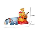 thumbnail image 4 of Disney Christmas Inflatable Eeyore Pulling Pooh and Tigger on Sled LED 7.5FT Wide, 4 of 4