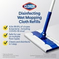 thumbnail image 5 of Clorox Disinfecting Wet Mopping Cloths Rain Clean, 24 Count, 5 of 12