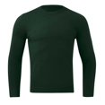 thumbnail image 4 of JTieacloth Men's Pullover Sweaters Male Autumn And Winter Smooth Comfortable Lightweight Drapey Soft Skin Friendly Textured Slim Fitting Round Neck Long Sleeved Sweater(Green), 4 of 5