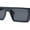 Carbon Fiber Print - Black, variant on 80s Simple Square Angular Flat Top Rectangle Pow Sunglasses Carbon Fiber Pattern