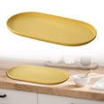 thumbnail image 2 of Oval Serving Tray, 11.8X6.5inch Plastic Serving Trays, Plastic Tray Food Tray, Colourful Serving Platters, Reusable Serving Tray, Casual Dining Food Trays, Restaurant Serving Trays for Party Dessert, 2 of 7