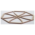 thumbnail image 4 of Ekena Millwork 11 3/8"W x 11 3/8"H x 1/4"T Small Haswell Decorative Fretwork Wood Wall Panels, Birch, 4 of 18