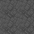 thumbnail image 1 of Ahgly Company Machine Washable Indoor Square Transitional Dark Gray Black Area Rugs, 6' Square, 1 of 7