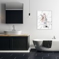 thumbnail image 3 of Stupell Industries Spa Girl in Bathrobe Typography Painting White Framed Art Print Wall Art, 24 x 30, 3 of 10