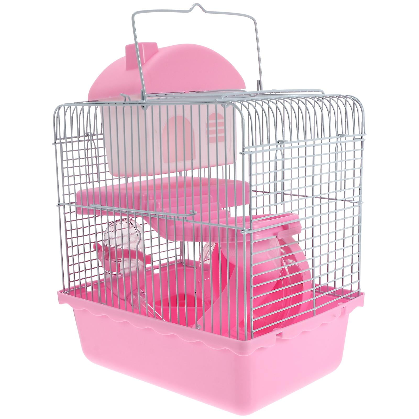 pink hamster castle