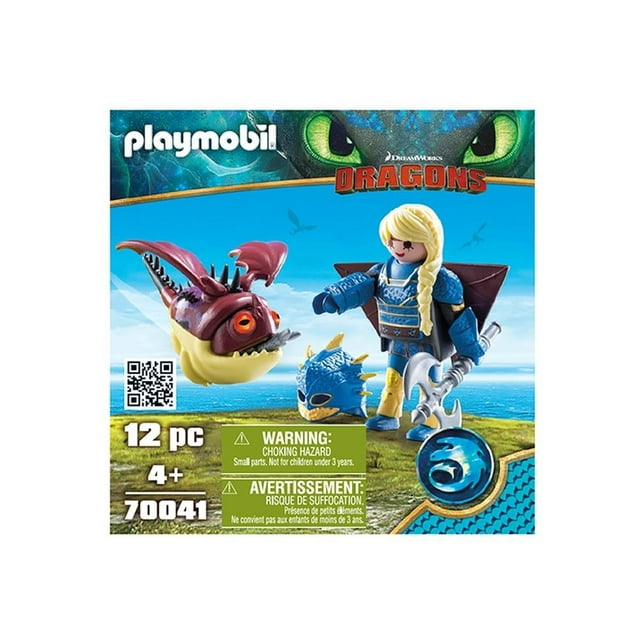 Como Entrenar a tu Dragón Playmobil Astrid con Traje Volador 12 Piezas