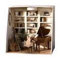 thumbnail image 2 of Casa de muñecas DIY casas de muñecas de madera Kit de Ehuebsd muebles en miniatura juguetes para niños regalos de Navidad tiempo satisfactorio, 2 of 7