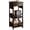Brown, variant on Wooden Coffee Table With Drawer - 3 Tier Narrow End Table, Small Corner Side Table For Living Room, Bedroom, Balcony & Small Space