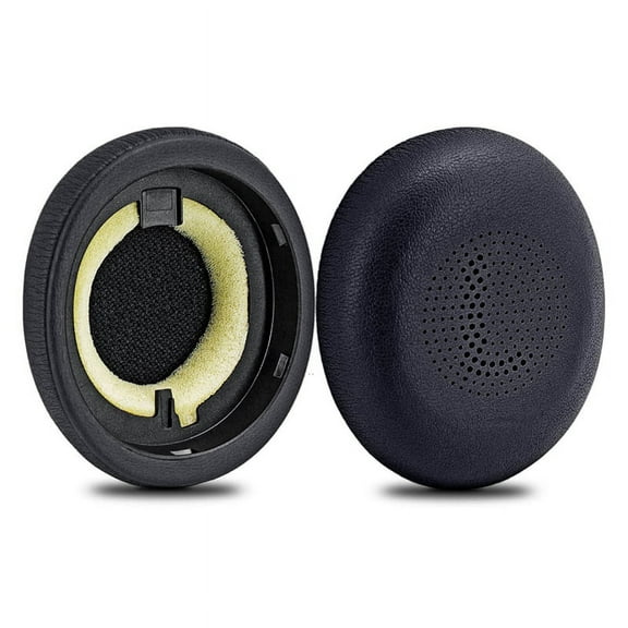 Replacement Earpads for Elite 45H Evolve2 65 / Wireless Headphones - Protein Leather/Ear Cushion/Ear Cups (Black)