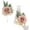 Pink, variant on 2 Rose Flower Wrist Corsage Boutonniere Set,Happon Handmade Silk Flower for Bride Hand Flower Men Boutonniere,Bridal Wrist Flower Hand Flower Prom Party Homecoming Bridesmaid Hand Flower
