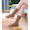 thumbnail image 5 of Womens Fuzzy Socks Super Soft Fluffy Winter Warm Cozy Home Sleeping Socks 5 Pairs, 5 of 6